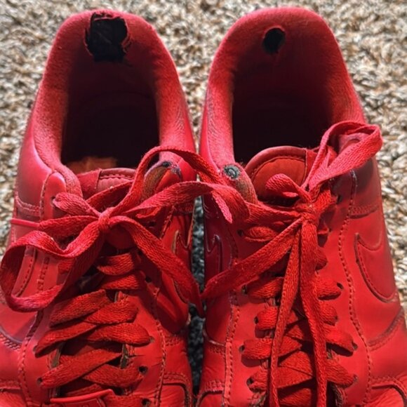 Nike AF1 LV8 Triple Red Retro CW6999-600 Size 7 - Picture 8 of 9